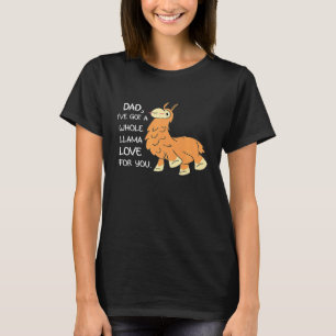 Llama Liebe Papa Llama Papa Premium T-Shirt