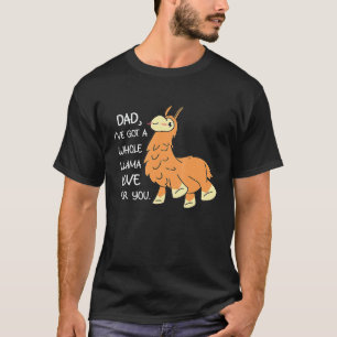 Llama Liebe Papa Llama Papa T-Shirt