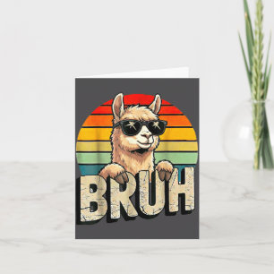 Llama-Liebhaber-Piñata-Bruh-Llama-Nation Karte