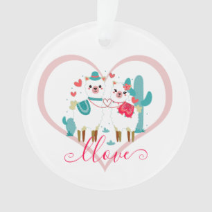 Llama Llove Ornament