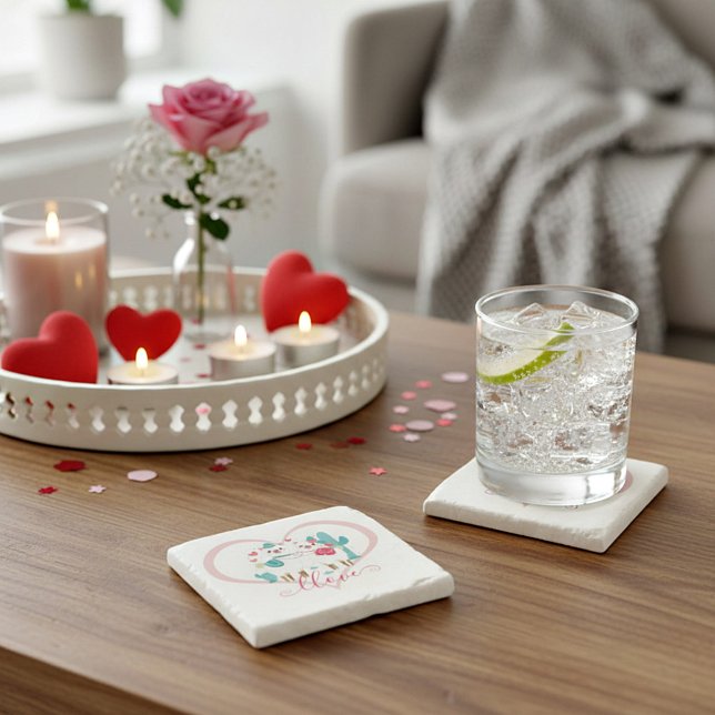 Llama Llove Steinuntersetzer (Von Creator hochgeladen)