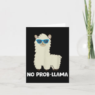 Llama Lover - Kein Prob-Llama Alpaka Kein Probllam Karte