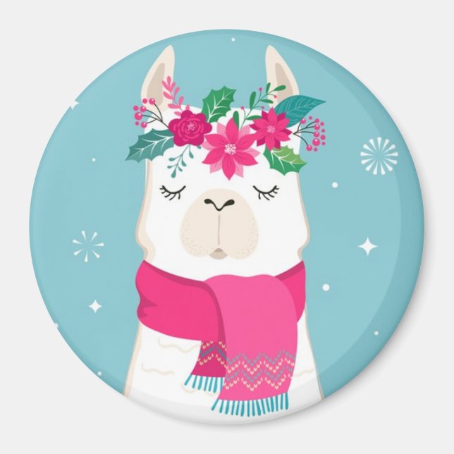 Llama Magnet (Vorne)