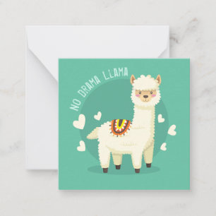 Llama Mitteilungskarte