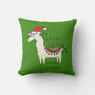 Llama Niedlich Funny Christmas Holiday Kissen
