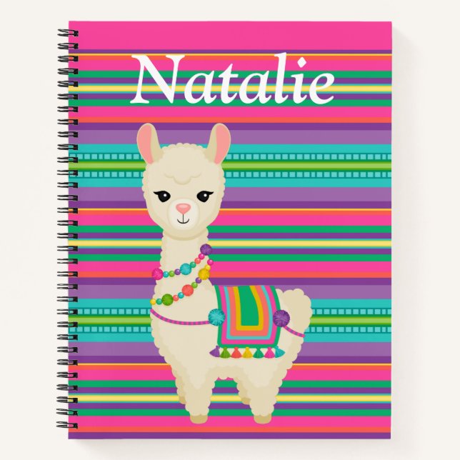 Llama Notizbuch (Vorderseite)