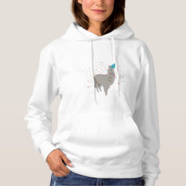 Llama Partying - Tiere mit Party Hoodie