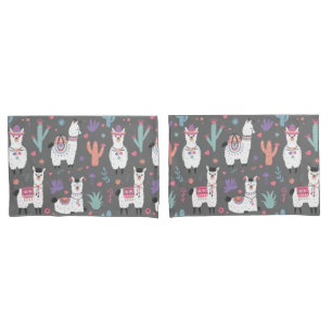 Llama Pattern Kissenbezug