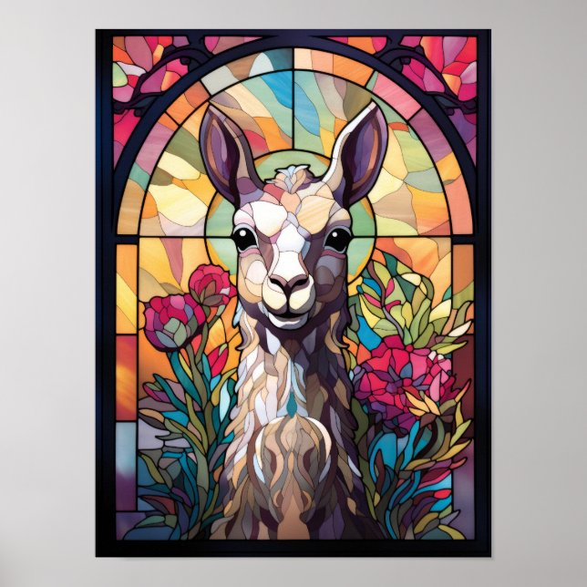 Llama Poster (Vorne)