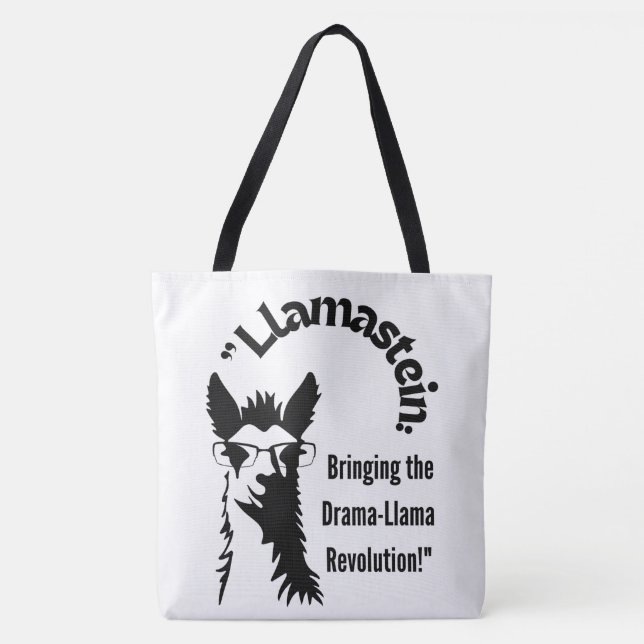 LLAMA QUOTE STIL TASCHE (Vorderseite)