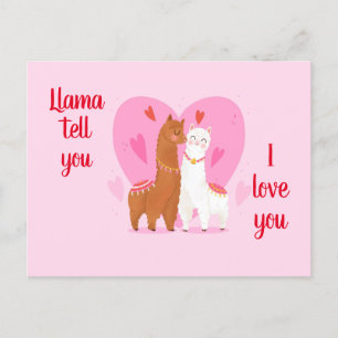 Llama sagt dir postkarte