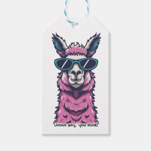 Llama sagt dir Rock Quirkische Pose in Sonnenbri Geschenkanhänger