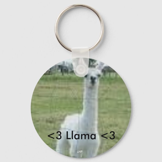 Llama Schlüsselanhänger (Vorderseite)