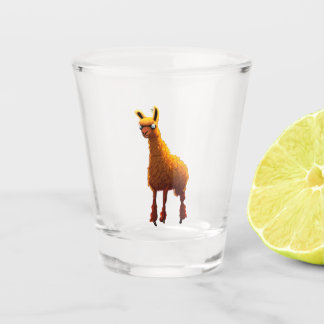Llama Schnapsglas