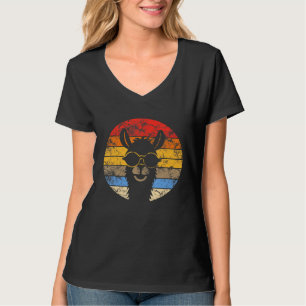 Llama-Shirt im Retro-Stil Alpaka-Shirt T-Shirt