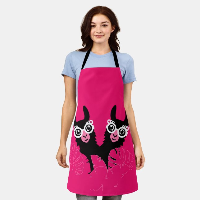 Llama Sisters Schürze (Getragen)