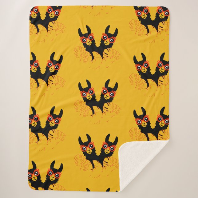 Llama Sisters Sherpadecke (Vorderseite)