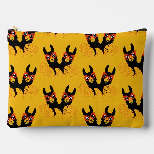 Llama Sisters Zubehörtasche (Vorderseite)