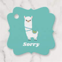 Llama Sorry Favor Tags