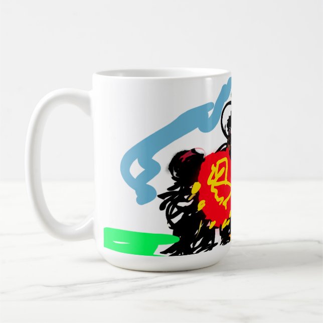 Llama Spaß   Kaffeetasse (Links)