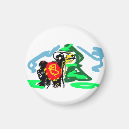 Llama Spaß Magnet