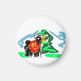 Llama Spaß Magnet