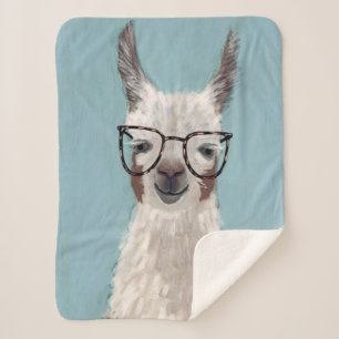 Llama Specs - Oversized Glasses Sherpadecke