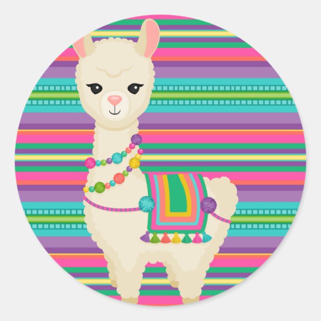 Llama Stickers (Vorderseite)