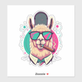 Llama Stickers Spark Freude in jedem Detail Aufkleber