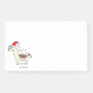 Llama Süß Lustig Weihnachten Feiertag Kinder Post-it Klebezettel