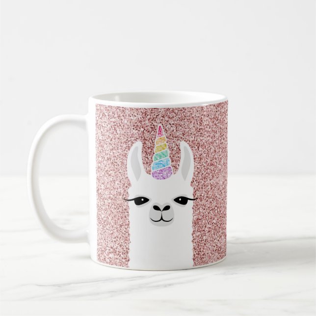 Llama-Tasse Kaffeetasse (Links)