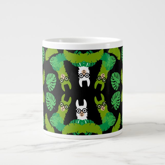 Llama Themed Print Jumbo-Tasse (Vorderseite)