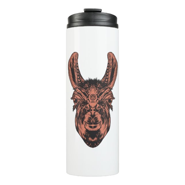 Llama Thermosbecher (Vorderseite)