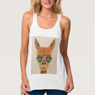 LLAMA TRAINBOW SUNGLASSEN T - SHIRT T-SHIRTS