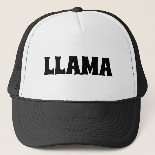 LLAMA TRUCKER HAT TRUCKERKAPPE (Vorderseite)