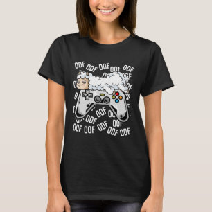 Llama Video Game Noob Oof Kids Boys Girls T-Shirt