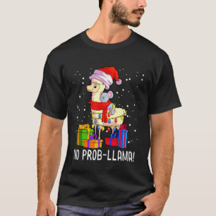 Llama-Weihnachtsschlafanzug Koala Kein Prob-Llama- T-Shirt