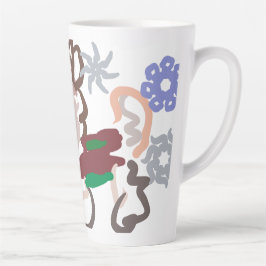 Llama-Winter-Spaß Milchtasse