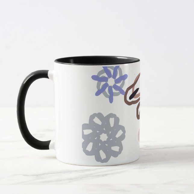 Llama-Winter-Spaß Tasse (Links)