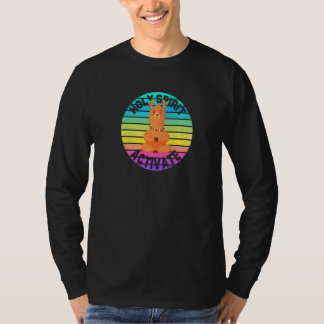 Llama Yoga Heiliger Geist Aktiviert Yoga-Pose T-Shirt