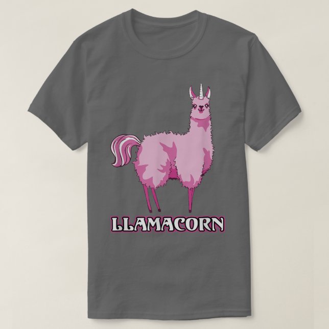 Llamacorn Funny Llama Unicorn Mi Fantasy Niedlich  T-Shirt (Design vorne)