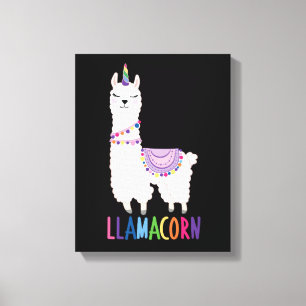 Llamacorn - Funny Unicorn Llama Leinwanddruck