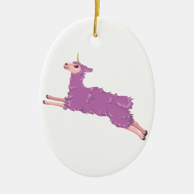 Llamacorn Keramikornament (Vorne)