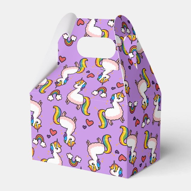 Llamacorn Madness Geschenkschachtel (Vorderseite)