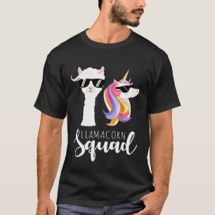 Llamacorn Squad Unicorn Llama Squad Weihnachtsfeie T-Shirt