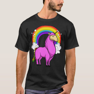 Llamacorn Unicorn Llama T-Shirt