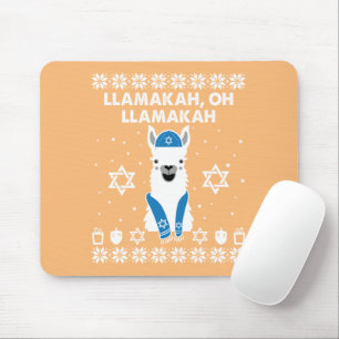 Llamakah, Oh Llamakah Hanukkah Geschenke Mousepad