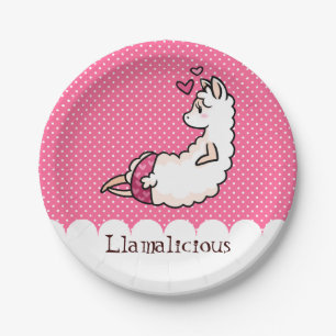 Llamalicious Pappteller