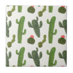 Llamarama Collection | Niedliche Kaktus Fliese<br><div class="desc">Genießen Sie dieses frische niedliche Kakteen-Design auf einem Produkt oder einem Wallart-Stück,  um die Welt um Sie herum zu erweitern und zu erweitern. Künstlerin: Victoria Borges</div>