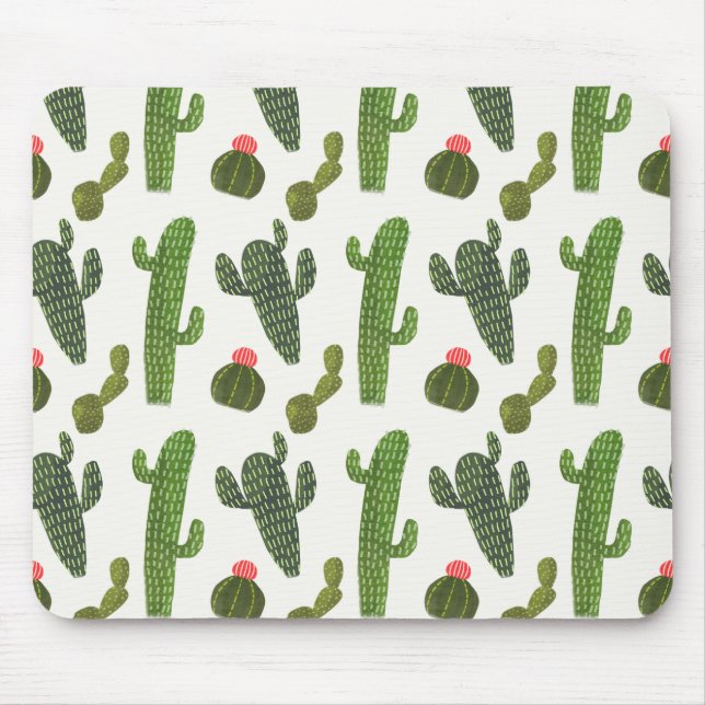 Llamarama Collection | Niedliche Kaktus Mousepad (Vorne)